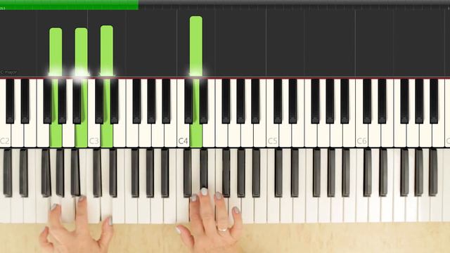 How To Play - Sweet Dreams Sound Of Legend On Piano. Easy Piano Tutorial.