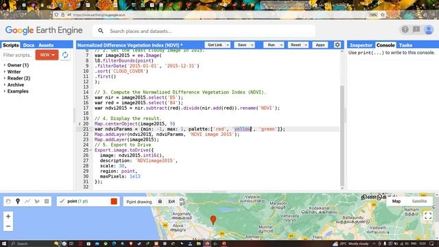 Download NDVI Image using Landsat 8 for any location | Google Earth Engine смотреть онлайн