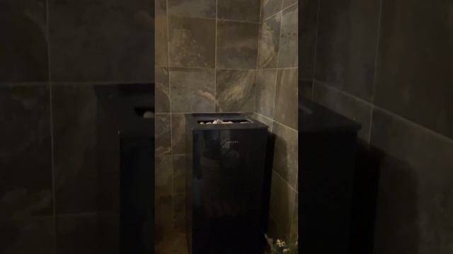 Электрическая банная печь SANGENS в бане покупателя смотреть онлайн