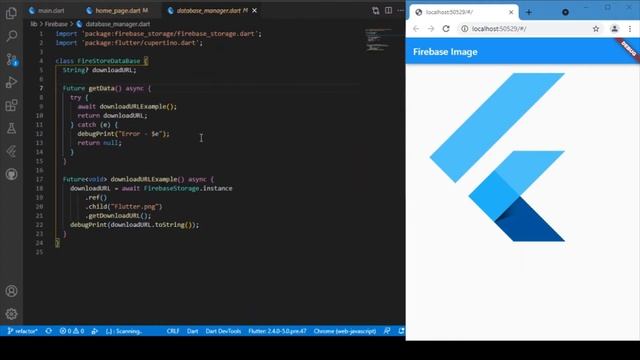 Get image from Firebase storage using Flutter Web app | Read image from cloud Firebase storage смотреть онлайн