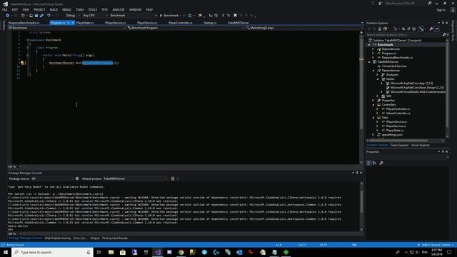 Let's build a Fake MMO Server - Part 2 (Benchmarking) смотреть онлайн