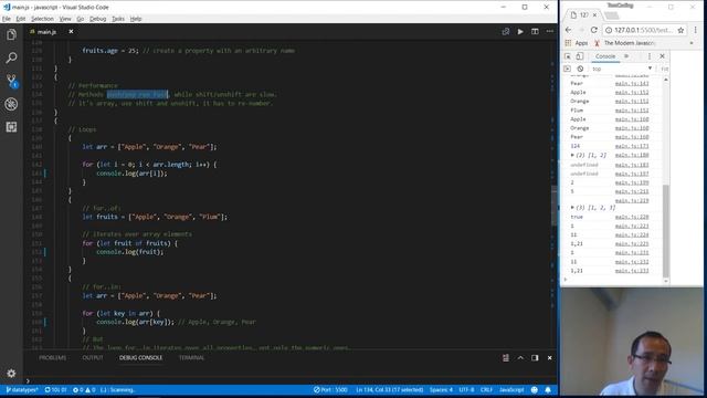 Modern Javascript Data types 4 Arrays смотреть онлайн