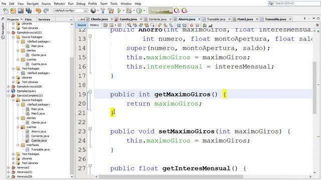 Ejercicio Herencia, Interfaces, ArrayList смотреть онлайн