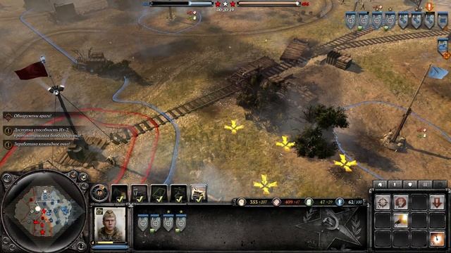 Company of Heroes 2 ( 1 на 1) топ игра 2013,стратегии про войну смотреть онлайн