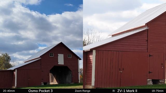 DJI Osmo Pocket 3 Vs Sony ZV1 Mark II Video Comparison