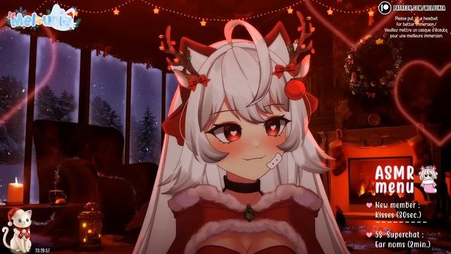 ? [ASMR] Christmas Catgirl Take Care Of You! ♡  | Catgirl Vtuber?(3Dio)