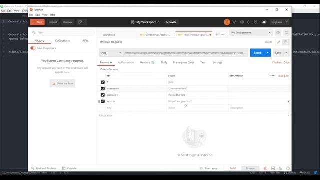 Generate an Access Token using #Postman | ArcGIS Online смотреть онлайн