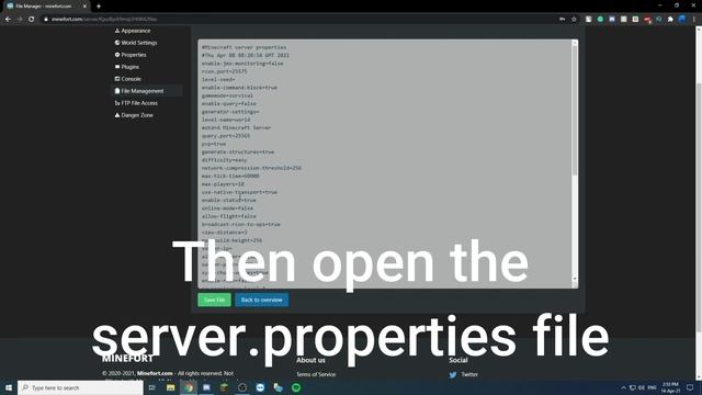 How to change your World's Seed on your Minefort Server! смотреть онлайн