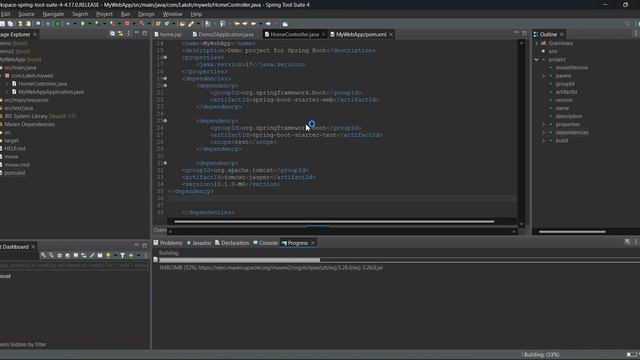add tomcat jasper dependency to project in spring boot #springboot смотреть онлайн