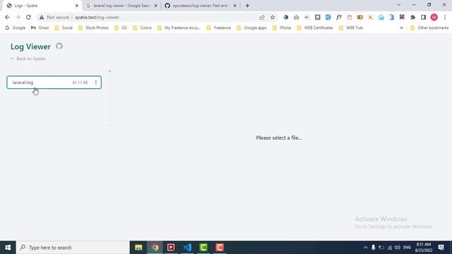Laravel Log Viewer Package смотреть онлайн