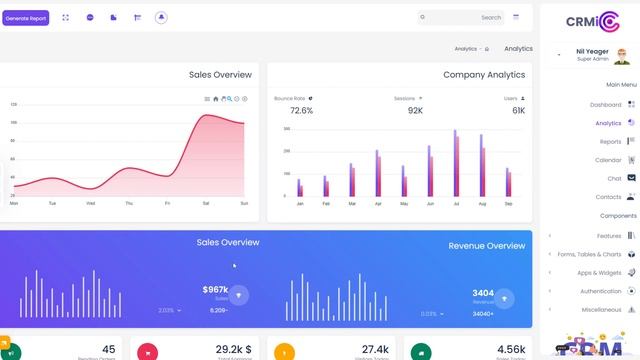 CRMi – Bootstrap 5 Admin Templates With Bootstrap UI Kit смотреть онлайн