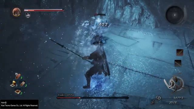 Nioh Yuki-Onna - Blinding the Ice Queen смотреть онлайн