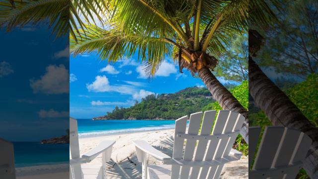 The Most Calming Beach Sounds Ever (8 Hours) | Waves Crashing with Nearby Birds смотреть онлайн