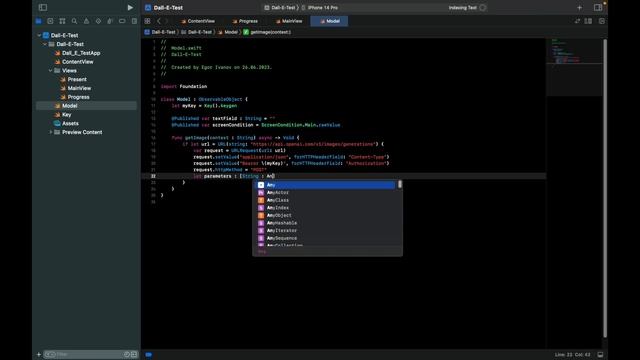 Генерируем изображения с DALL-E - Приложение на SwiftUI