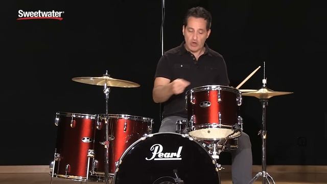 Pearl Roadshow 5-piece Complete Drum Set with Cymbals Review by Sweetwater смотреть онлайн