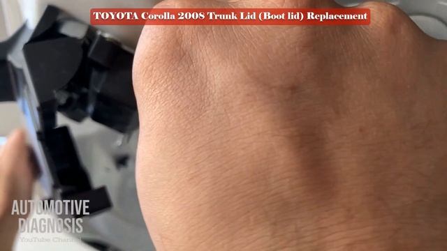 Toyota Corolla Trunk Lid (Boot Lid) Replacement | Including The Lock, Rear View Camera And Wiring