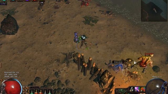 Path Of Exile Map Bosses - Dunes Map lvl 66 ( after leapslam buff ) смотреть онлайн