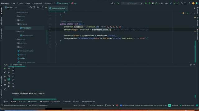 Stream API Part 10 - Iterators смотреть онлайн