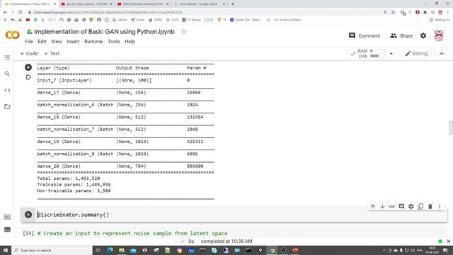 Generative Adversarial Networks (GAN) using keras in python || GAN implementation in python смотреть онлайн