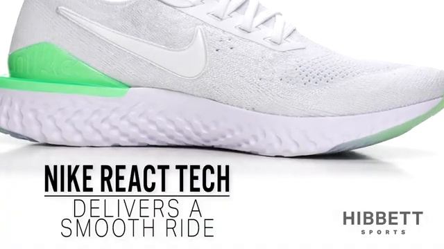 Nike Epic React Flyknit 2"White/Lime Blast" Men's Running Shoe смотреть онлайн