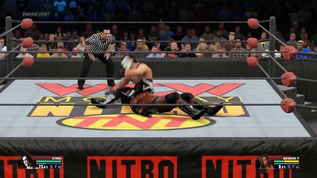 WWE 2K15 PC MOD: WCW Nitro Graphics & Ring - Booker T vs Sting смотреть онлайн