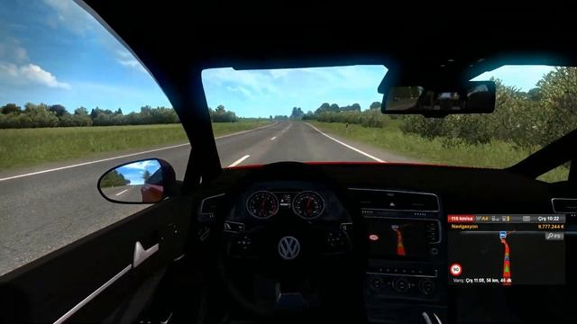 ETS 2 Volkswagen Golf 7 R Line (1.36.x) смотреть онлайн