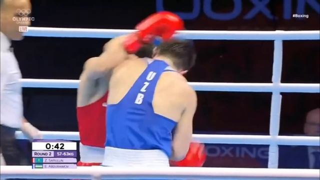 ELNUR ABDURAIMOV(UZB) - ZAKIR SAFIULLIN (KAZ) 63KG ASIAN OCEANIAN QUALIFICATION TOKYO2020 смотреть онлайн