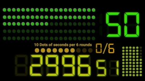 6,000 Seconds Countdown (With total minutes LED effect Dots timer) Remix Great giana overwold Ver.3