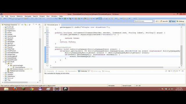 Minecraft Bukkit Plugin Tutorial - A Third Plugin Tutorial! смотреть онлайн