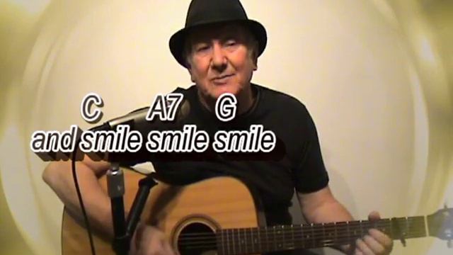 My Old Man - world war songs medley - easy chords strum guitar cover lesson with chords and Lyrics смотреть онлайн