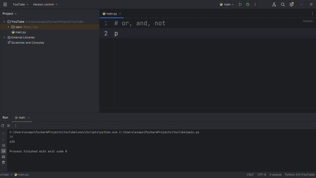 Функция if. Курс по python. Урок 2 смотреть онлайн