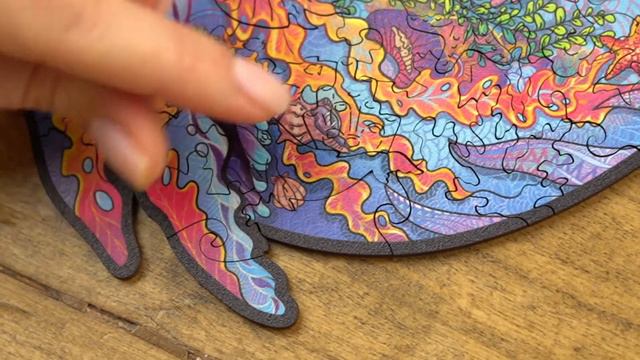 MILKY WHALES PUZZLES | Wooden Jigsaw Puzzle | Unidragon смотреть онлайн