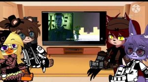 fnaf 1 react to «afton family song remix»