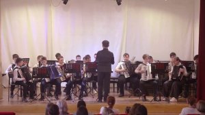 02 Джавадди, музыка к сериалу Игра престолов, исп. Оркестр баянитов-аккордеонистов, рук. А. Ассылов