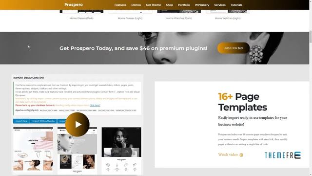 Prospero - Fashion Jewelry Watch and Glasses WooCommerce Theme L смотреть онлайн