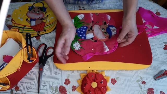 Текстильный декор для кухни. МК. Шьем подарки своими руками. смотреть онлайн