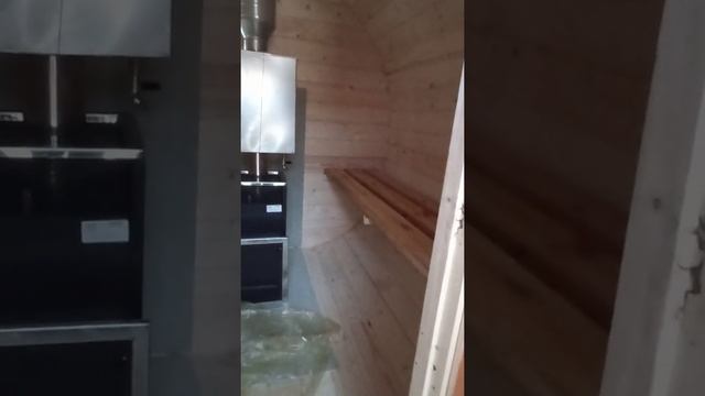Баня бочка 3 м полуквадро. смотреть онлайн