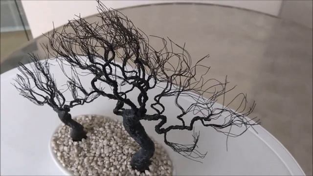 Идея: своими руками - черное декоративное дерево из проволоки смотреть онлайн