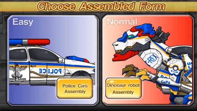 Dino Robot Baryonyx VS Terminator T-Rex VS T-rex Cops VS Triceramus | Android iPad iOS Gameplay смотреть онлайн