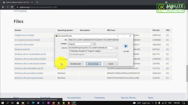 How to Install Python 3 8 2 on Windows10 2023 | Easy смотреть онлайн