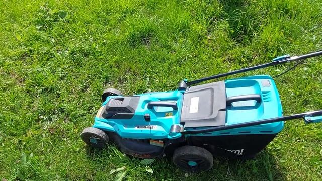 Обзор моей помощницы электрогазонокосилки Sturm