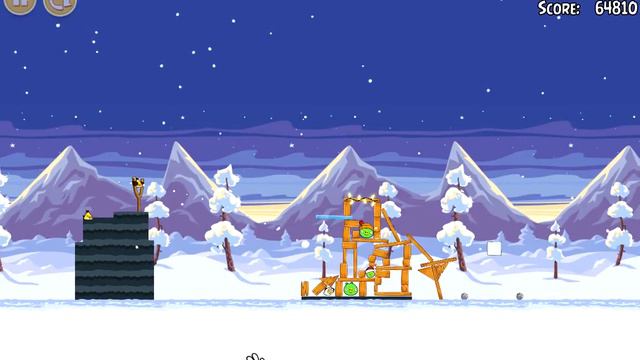 Angry Birds Seasons. Wreck the Halls (level 1-22) 3 stars Прохождение от SAFa смотреть онлайн