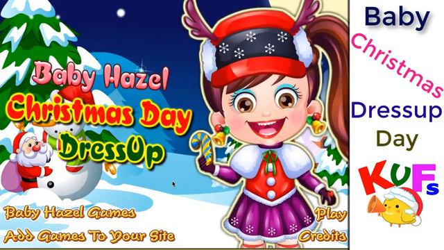 Baby Christmas Day DressUp  | Christmas Songs For Kids: SANTA, On Christmas Day