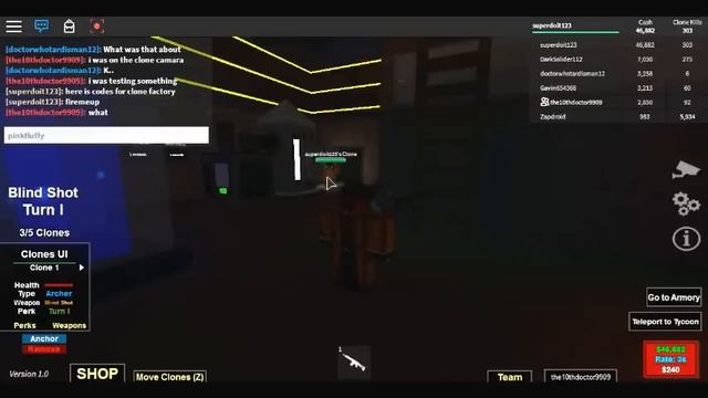 Clone Factory Twitter Codes Roblox смотреть онлайн