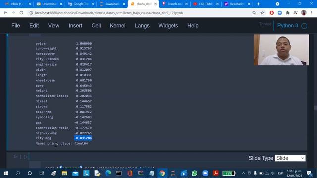 Establecimiento de relaciones entre variables con Pandas, Seaborn y matplotlib de Python смотреть онлайн