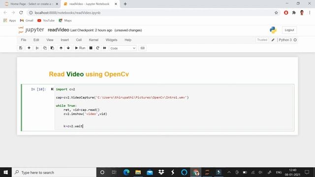 Python OpenCv Video Read using Anaconda смотреть онлайн