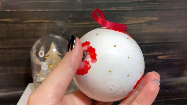 Новогодние елочные шары деревянные. Ручная работа смотреть онлайн