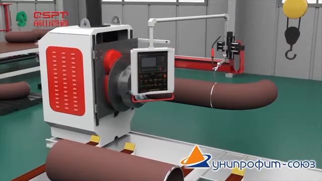 3D модель цеха по изготовлению трубных узлов смотреть онлайн