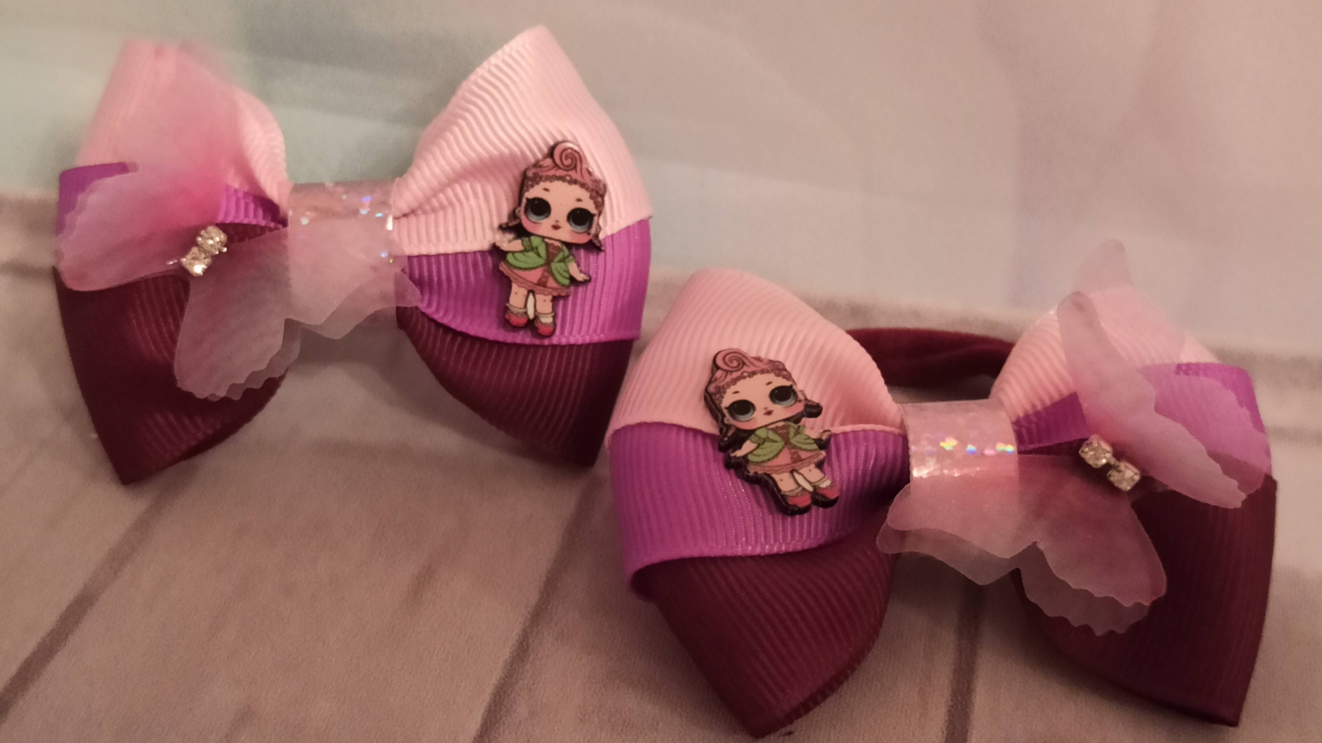 МК Банты с ЛОЛ трёхцветные. смотреть онлайн