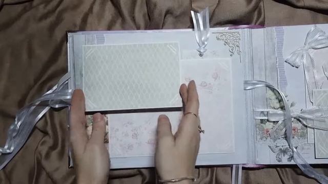 Свадебный скрап альбом. Обзор. Wedding scrap album. Review смотреть онлайн